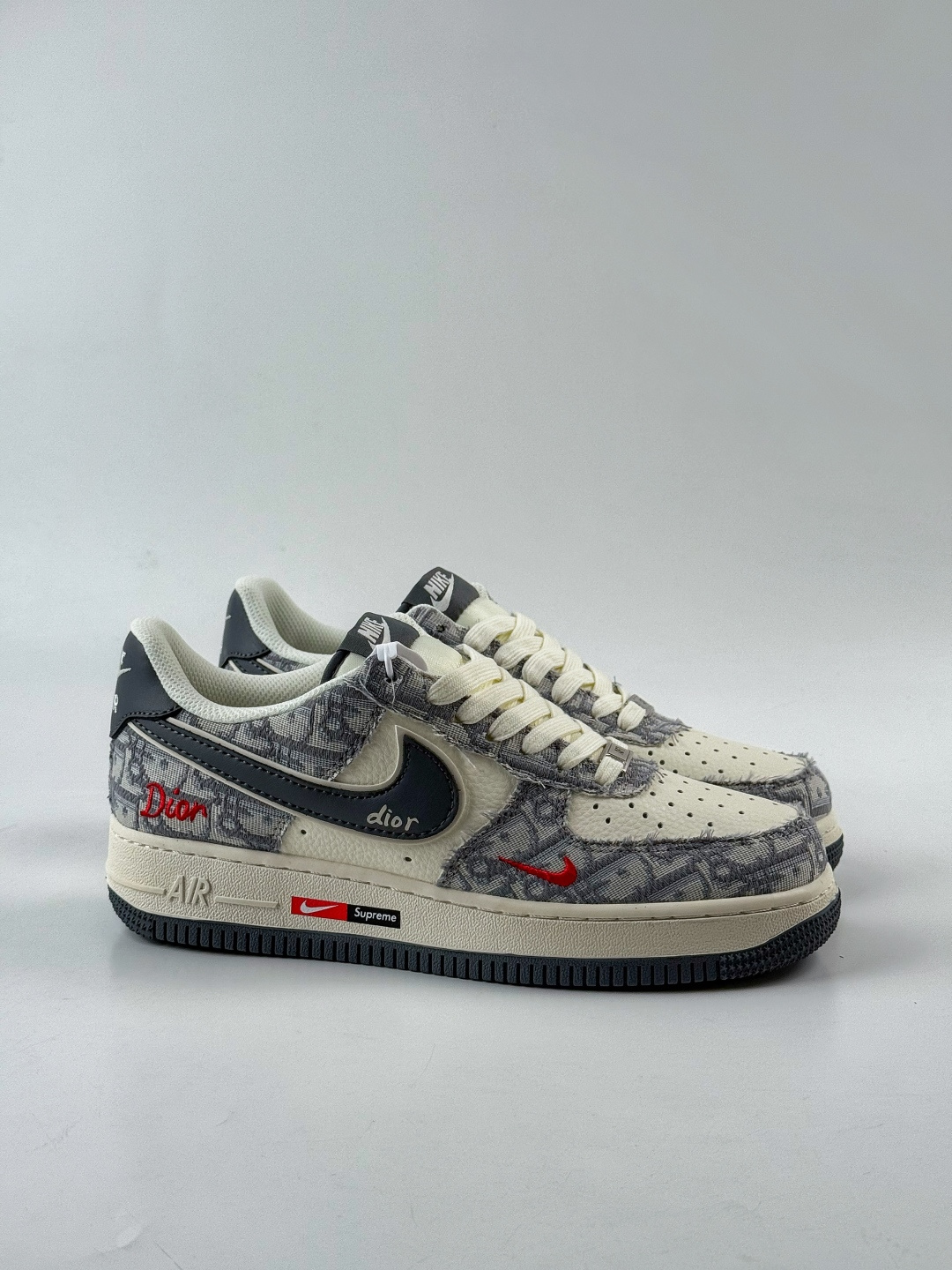 210 Nike Air Force 1 Low 07 x DIOR 灰白小勾 MZ9588-807