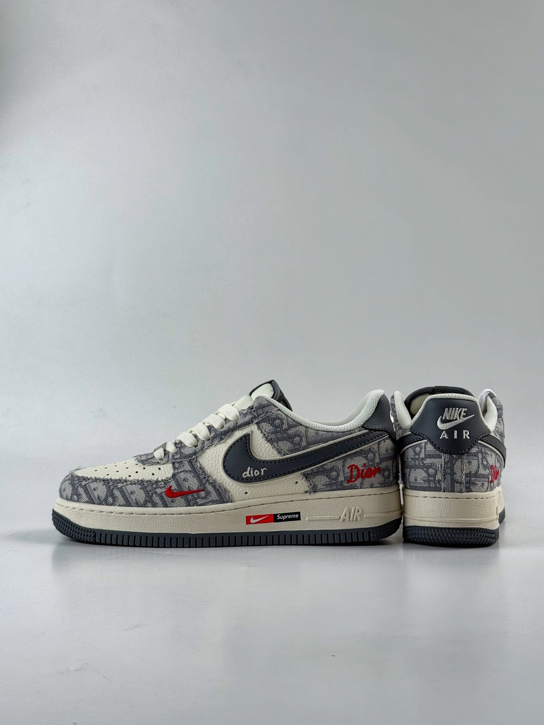 210 Nike Air Force 1 Low 07 x DIOR 灰白小勾 MZ9588-807