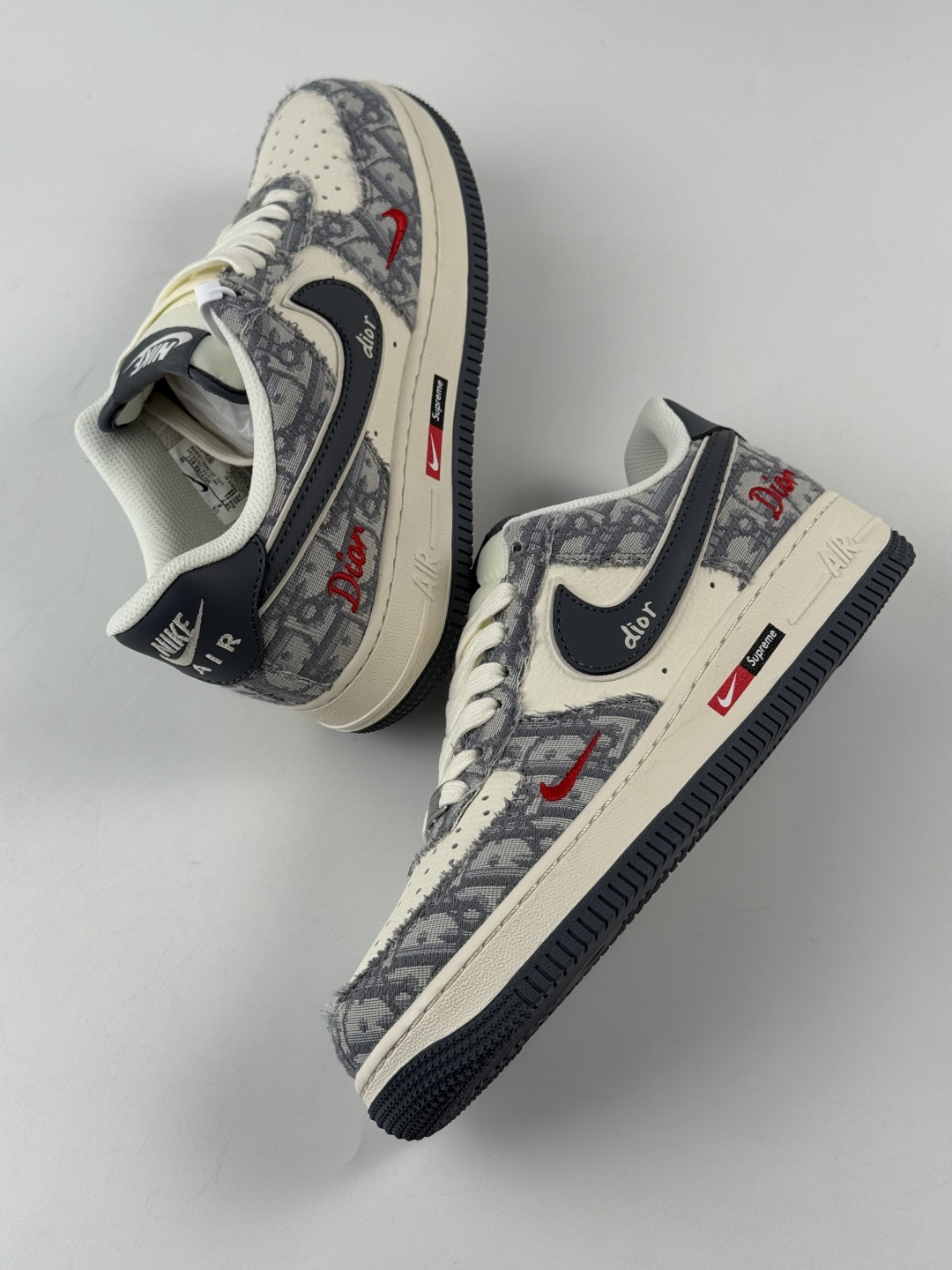 210 Nike Air Force 1 Low 07 x DIOR 灰白小勾 MZ9588-807