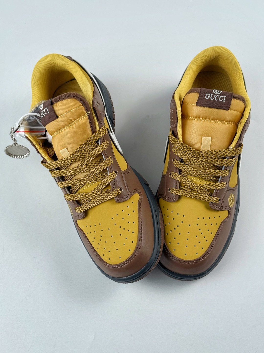 230 Nike SB Dunk Low x GUCCI 棕黄满天星 DJ1988-001