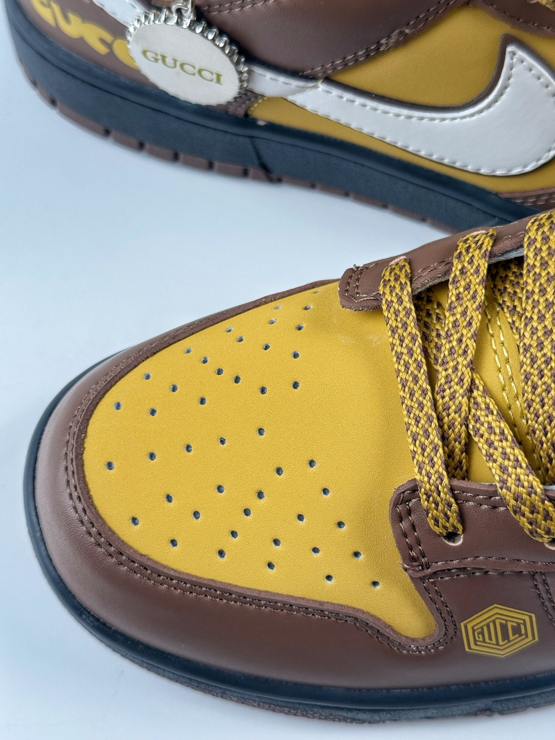 230 Nike SB Dunk Low x GUCCI 棕黄满天星 DJ1988-001