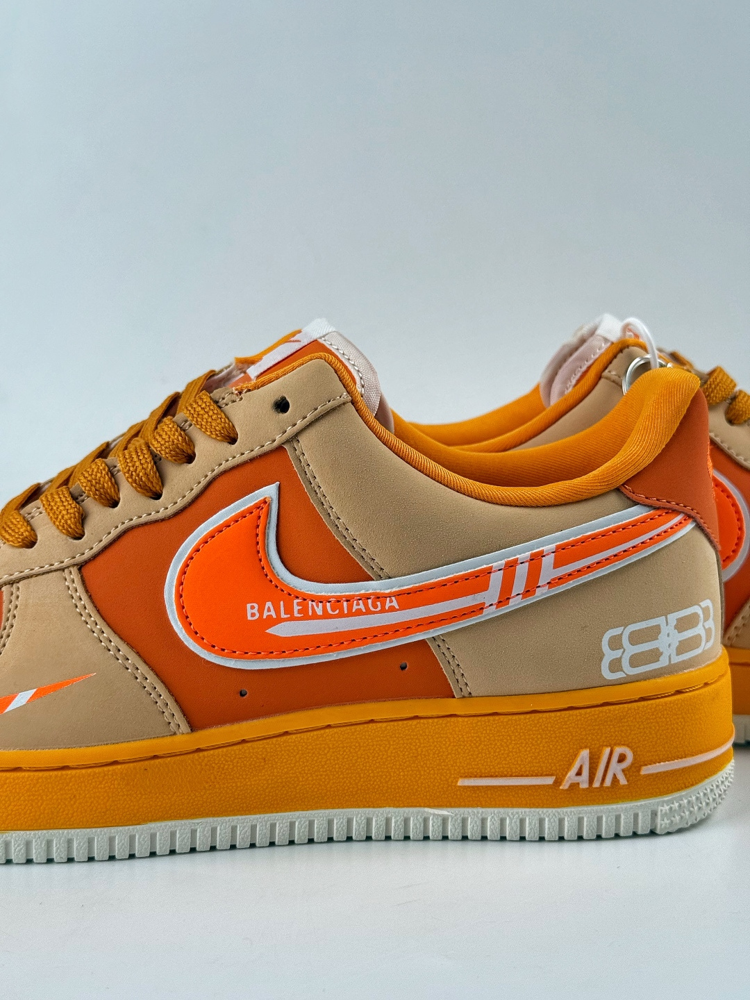 220 Nike Air Force 1 Low 07 x Balenciaga 米橙小勾 SY1388-002