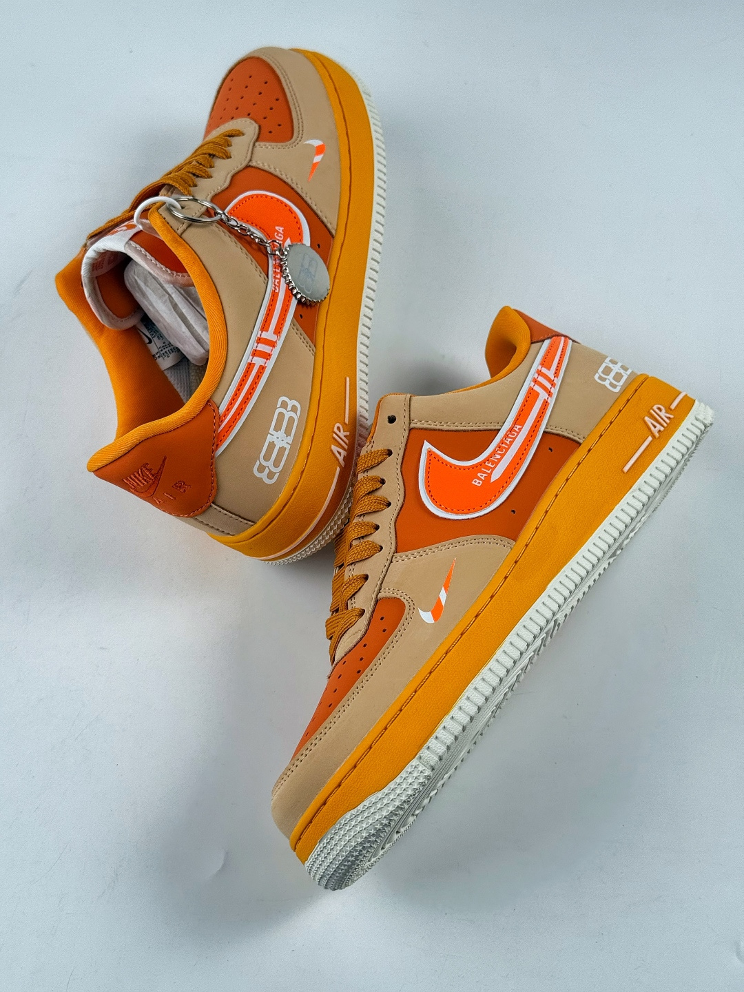 220 Nike Air Force 1 Low 07 x Balenciaga 米橙小勾 SY1388-002