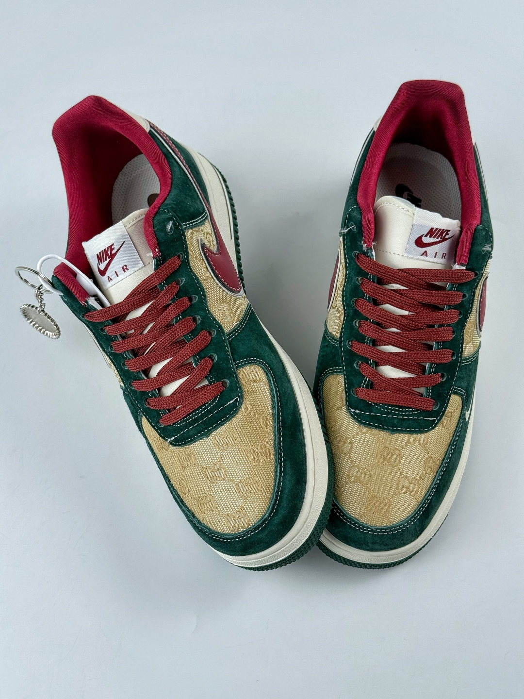 220 Nike Air Force 1 Low 07 x GUCCI 绿黄红小勾 SY1388-007