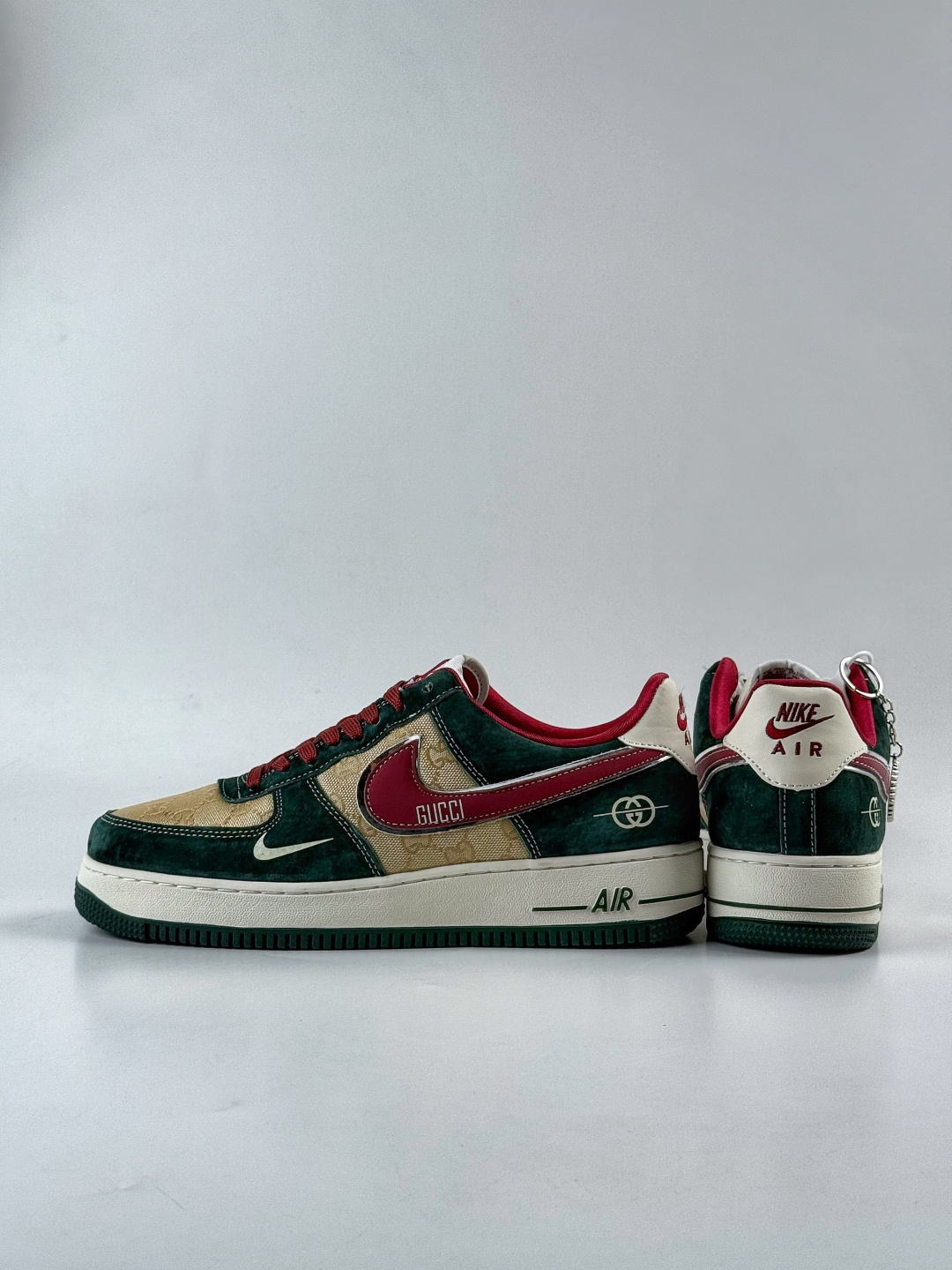 220 Nike Air Force 1 Low 07 x GUCCI 绿黄红小勾 SY1388-007