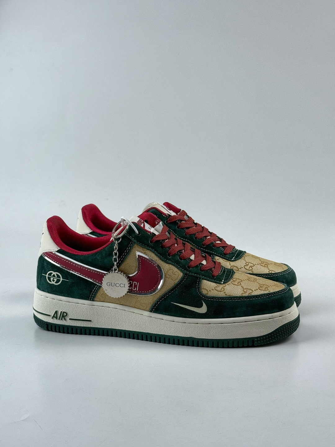 220 Nike Air Force 1 Low 07 x GUCCI 绿黄红小勾 SY1388-007
