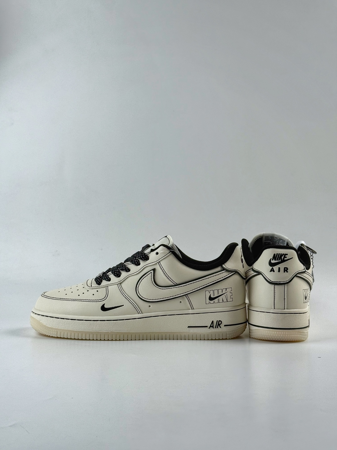 210 Nike Air Force 1 Low 07 x NIKE 白黑小勾满天星 SM6668-115