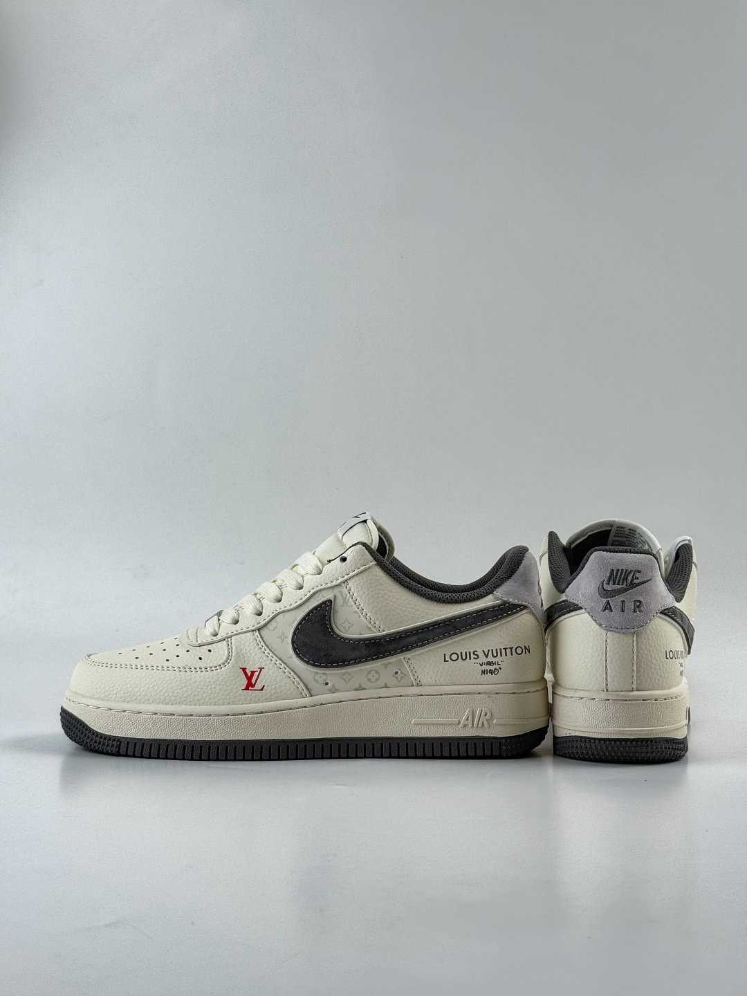 210 Nike Air Force 1 Low 07 x Louis Vuitton 白灰 MZ9588-811