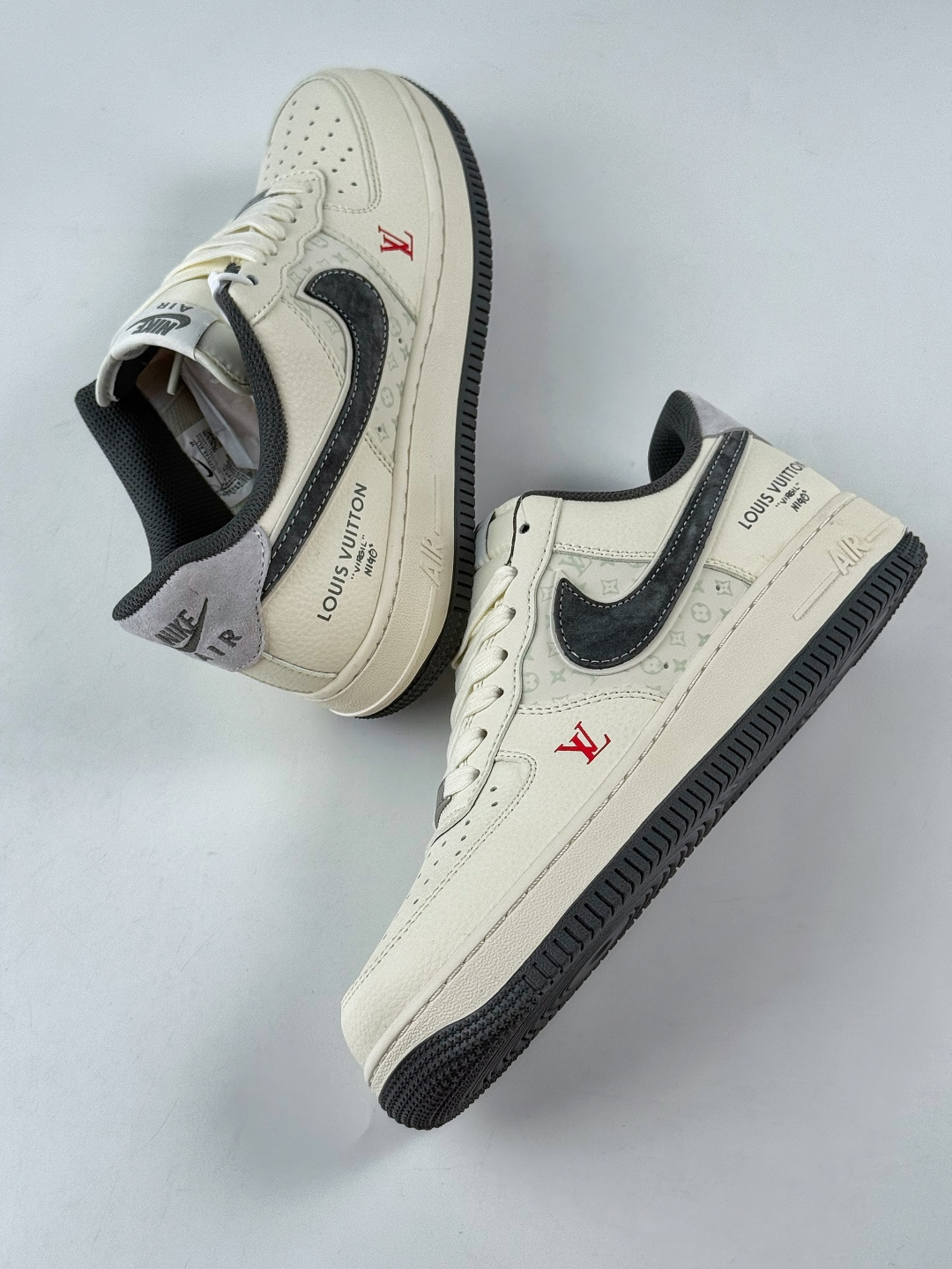 210 Nike Air Force 1 Low 07 x Louis Vuitton 白灰 MZ9588-811