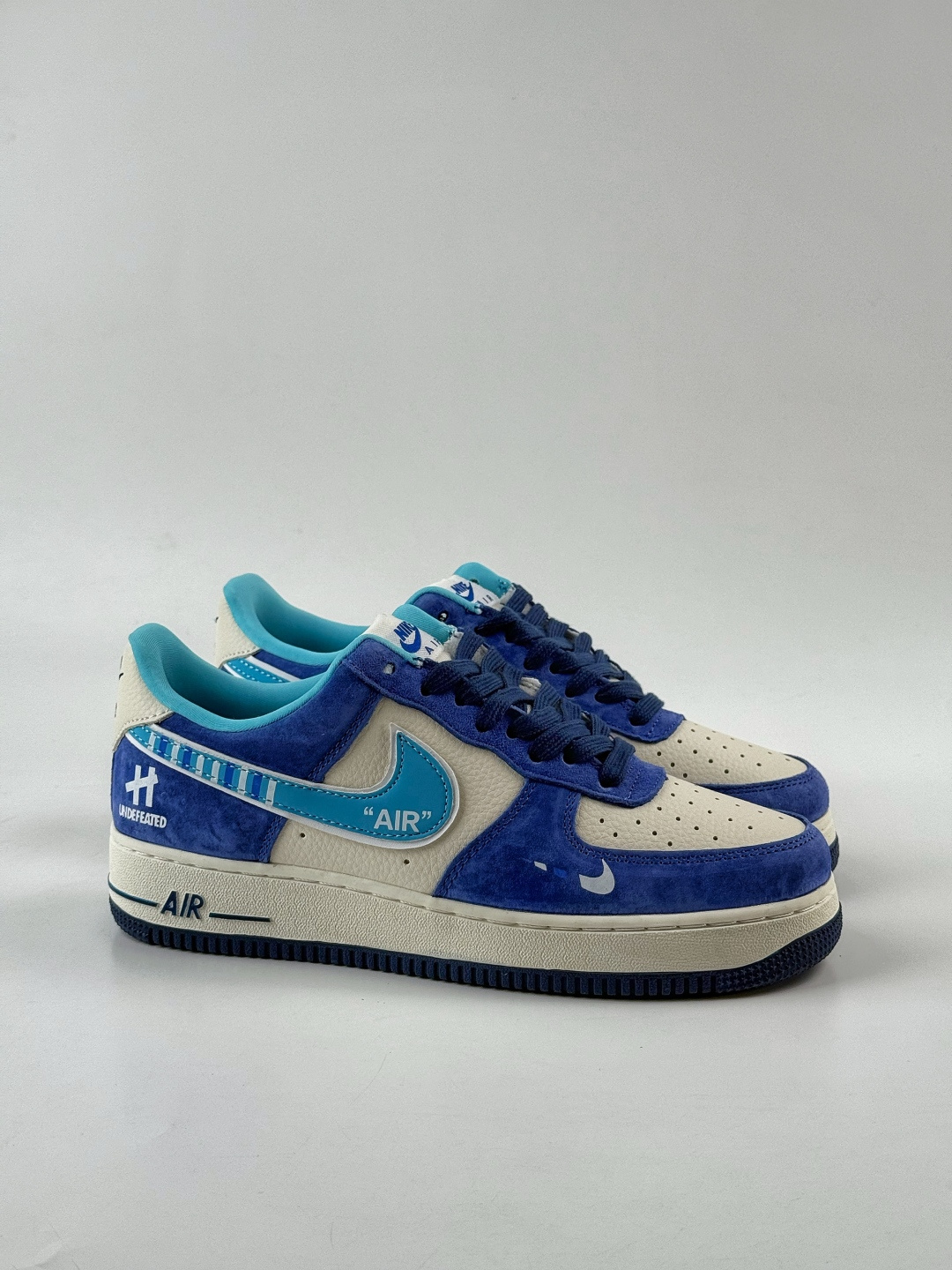 220 Nike Air Force 1 Low 07 x UNDEFEATED 蓝白小勾 SY1388-003