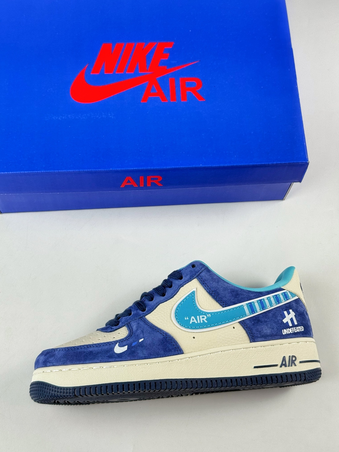 220 Nike Air Force 1 Low 07 x UNDEFEATED 蓝白小勾 SY1388-003