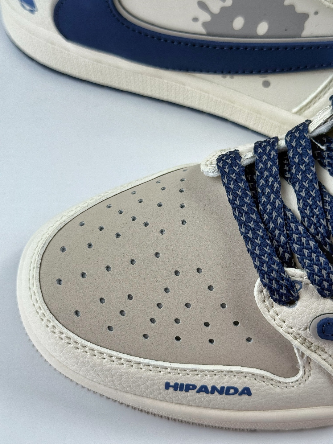 Travis Scott x Nike Air Jordan 1 Low x HIPANDA Air Jordan 1 Low 反转米白蓝满天星倒钩 纯原版本 XD0798-310