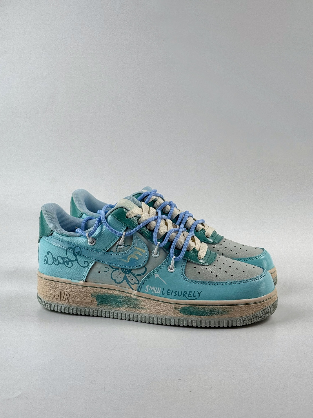 Nike Air Force 1 Low 07 蓝灰涂鸦 KS6968-777