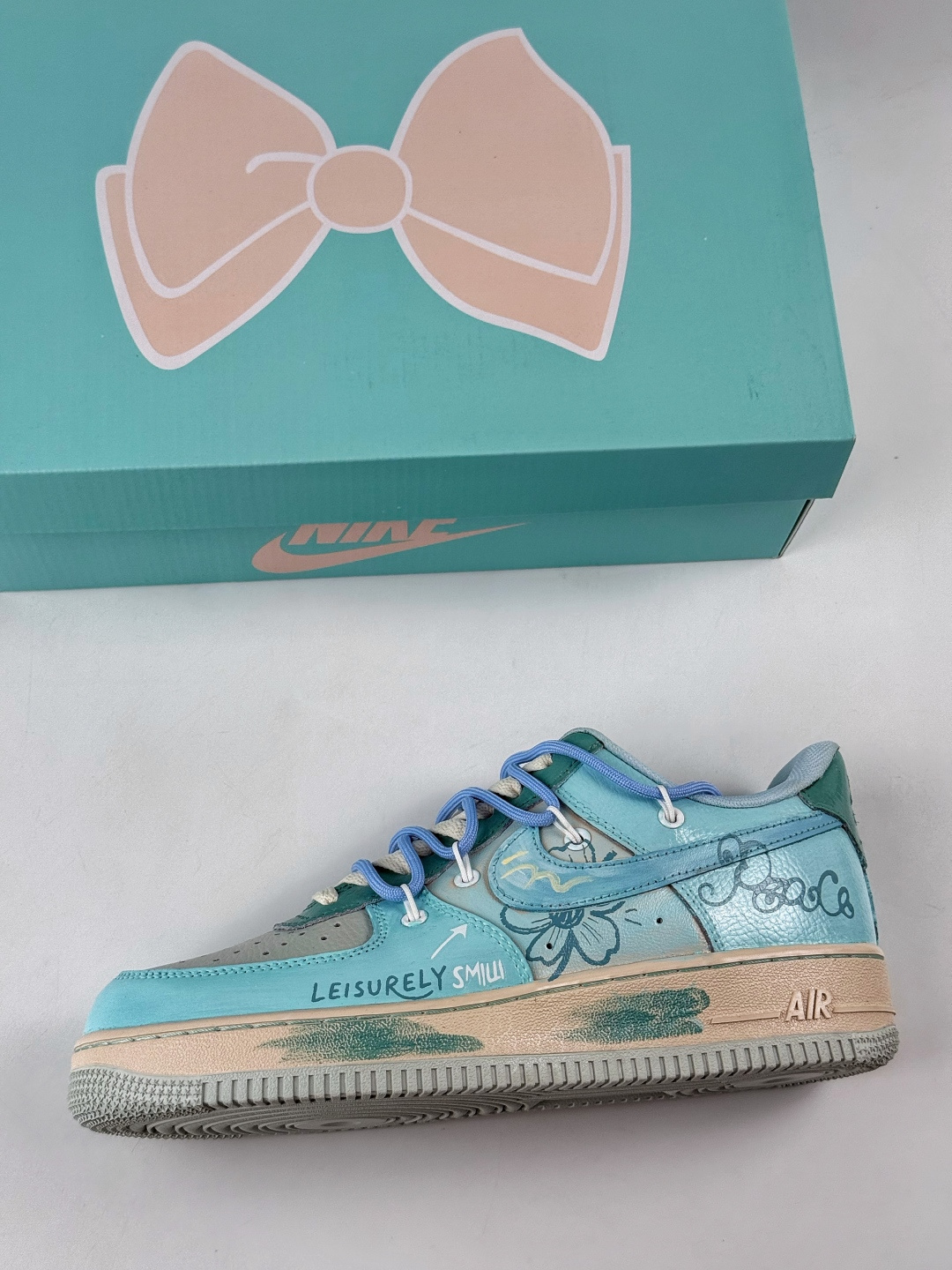Nike Air Force 1 Low 07 蓝灰涂鸦 KS6968-777