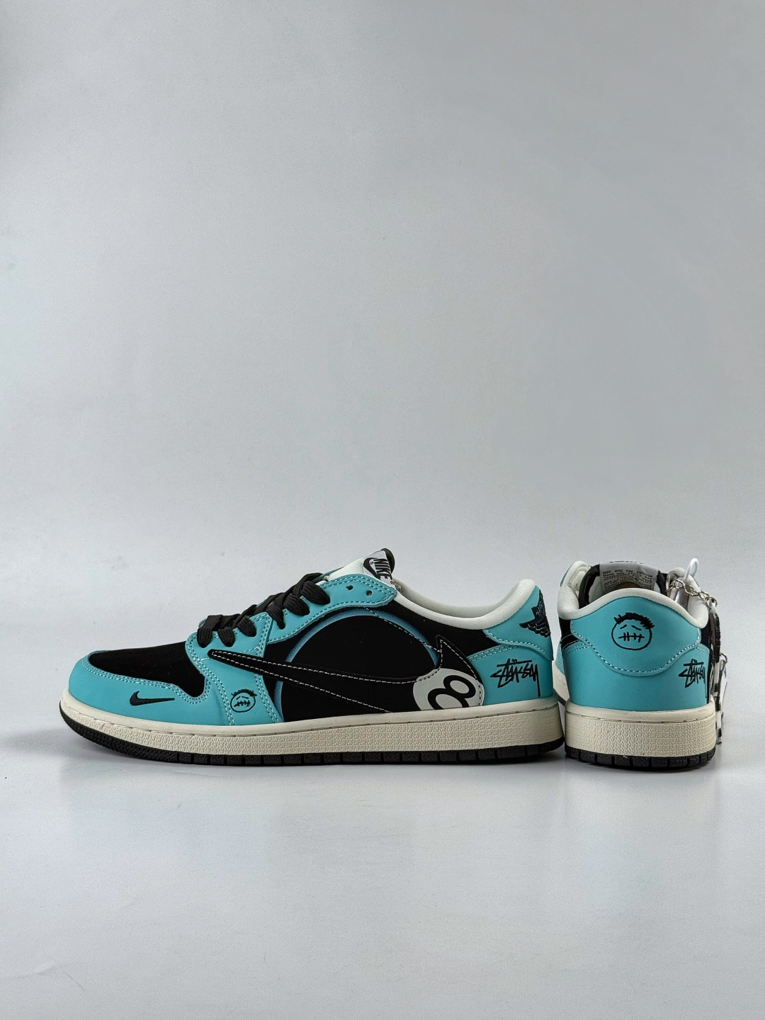 Travis Scott x Nike Air Jordan 1 Low x Stussy Air Jordan 1 Low 反转蓝黑小勾倒钩 纯原版本 DD7866-103-莆田鞋,莆田鞋货源,高仿鞋,高仿鞋货源,安福档口,莆田高仿鞋,莆田鞋批发,高仿鞋批发,莆田高仿运动鞋,高仿运动鞋,莆田运动鞋 Travis Scott x Nike Air Jordan 1 Low x Stussy Air Jordan 1 Low 反转蓝黑小勾倒钩 纯原版本 DD7866-103