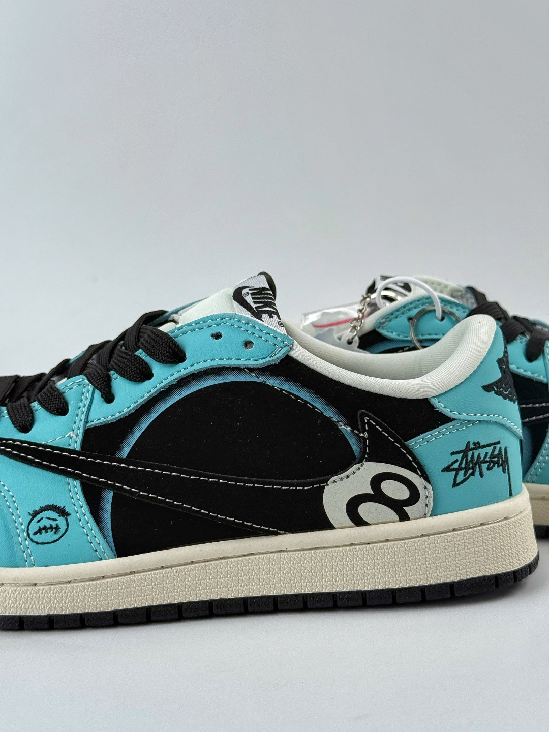 Travis Scott x Nike Air Jordan 1 Low x Stussy Air Jordan 1 Low 反转蓝黑小勾倒钩 纯原版本 DD7866-103-莆田鞋,莆田鞋货源,高仿鞋,高仿鞋货源,安福档口,莆田高仿鞋,莆田鞋批发,高仿鞋批发,莆田高仿运动鞋,高仿运动鞋,莆田运动鞋 Travis Scott x Nike Air Jordan 1 Low x Stussy Air Jordan 1 Low 反转蓝黑小勾倒钩 纯原版本 DD7866-103