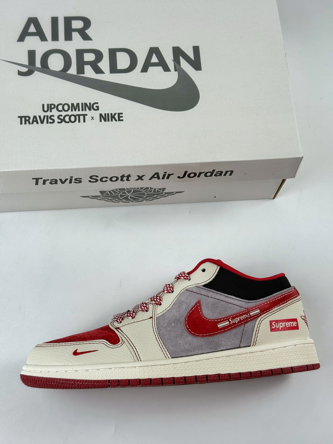 230 Nike Jordan Air Jordan 1 x Superme 白红小勾满天星 LD8888-007-Chinese UA Cheap High Quatity Brand Clothes Bags handbags Sneakers wholesale wholesaler seller from China Factory suppliers Fashion Clothing Shoes best Quality Beautiful Price 230 Nike Jordan Air Jordan 1 x Superme 白红小勾满天星 LD8888-007