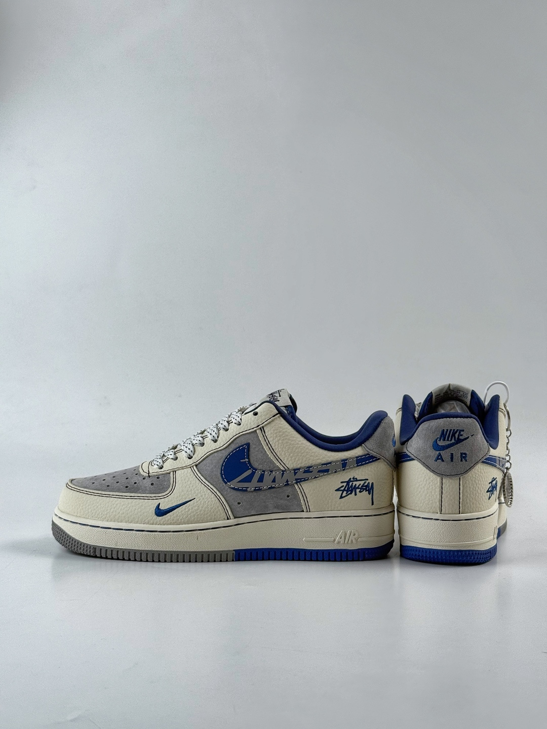 220 Nike Air Force 1 Low 07 x Stussy 白灰小勾满天星 XL1979-123