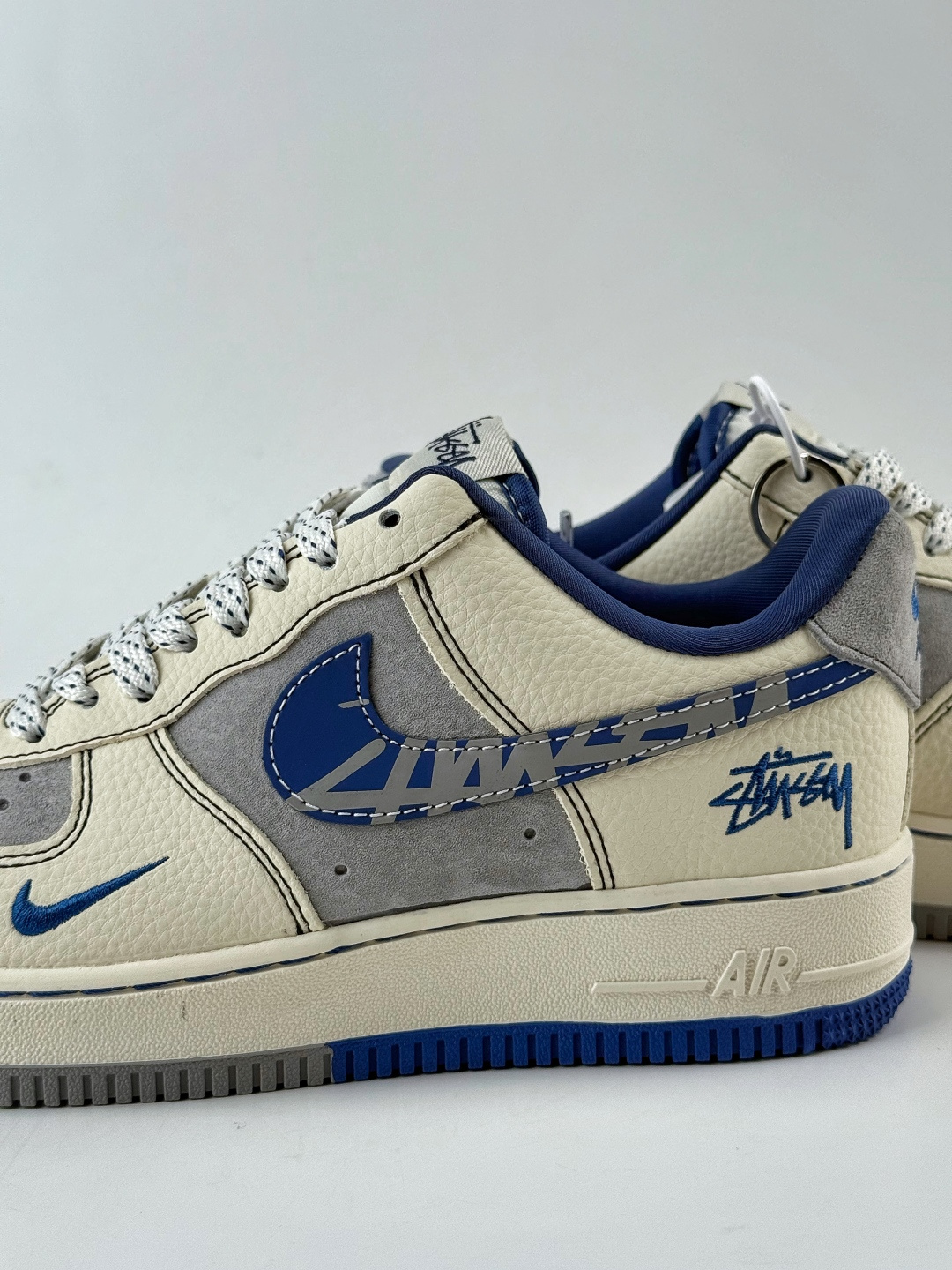 220 Nike Air Force 1 Low 07 x Stussy 白灰小勾满天星 XL1979-123