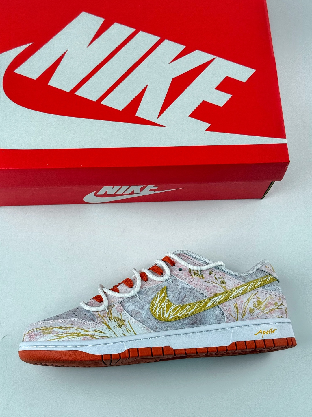 230 NIKE SB Dunk Low 太阳神阿波罗 白橙金 FQ6965-700