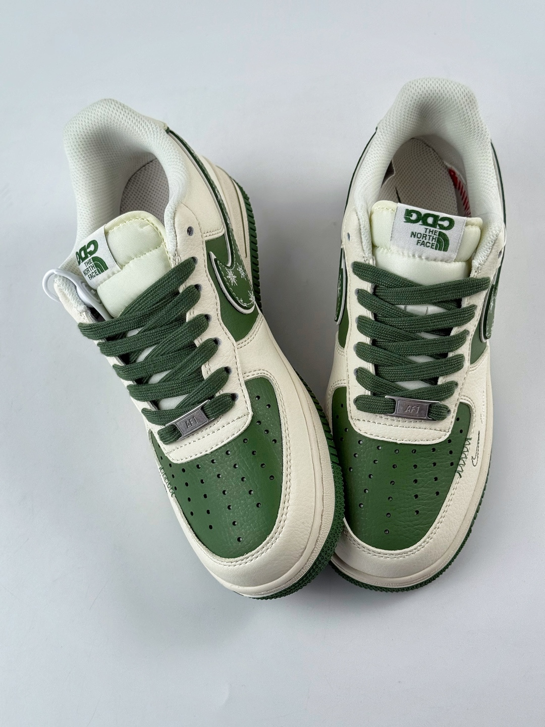 Nike Air Force 1 Low 07 x The North Face 白绿双小勾 JP8028-065