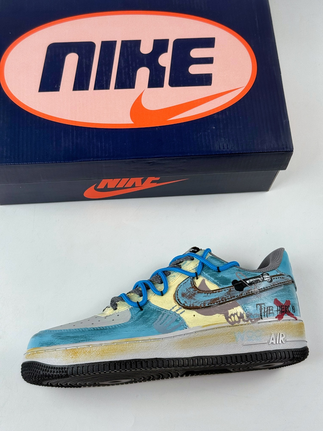 Nike Air Force 1 Low 07 蓝灰涂鸦 ZG0088-228
