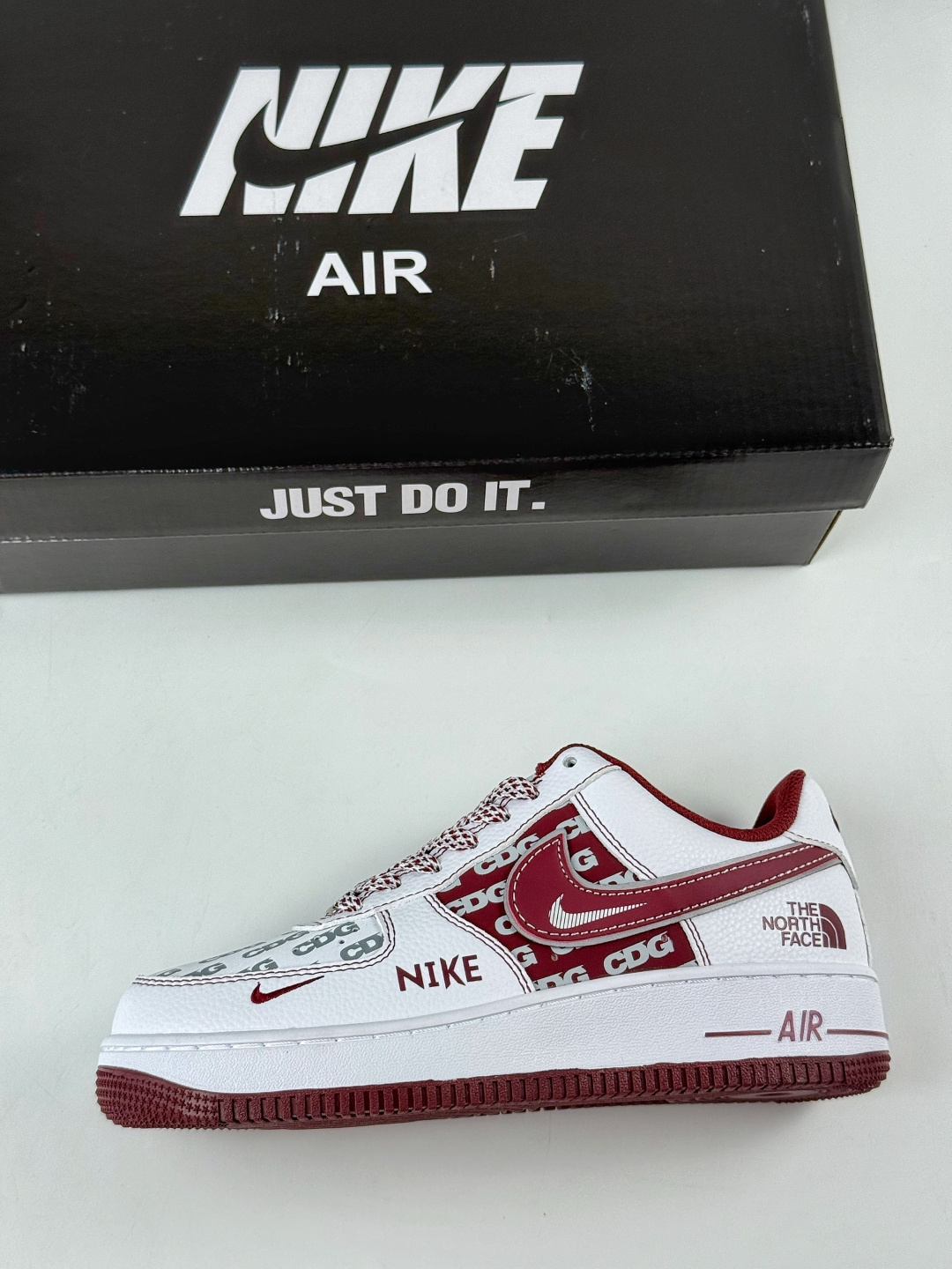 Nike Air Force 1 Low 07 x The North Face 白红小勾满天星 SU2305-218