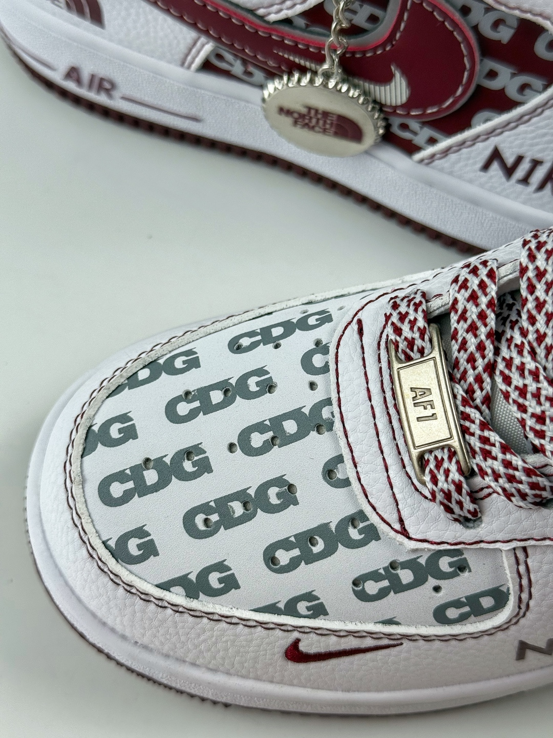 Nike Air Force 1 Low 07 x The North Face 白红小勾满天星 SU2305-218