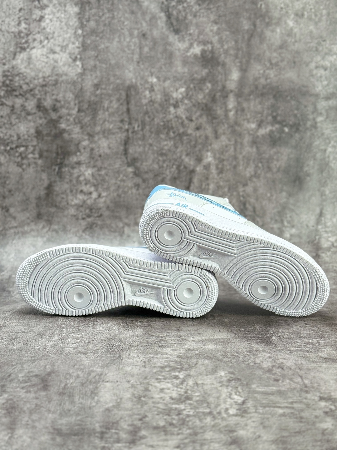 Nike Air Force 1 Low 07 x Stussy 米白蓝 ZH0316-137