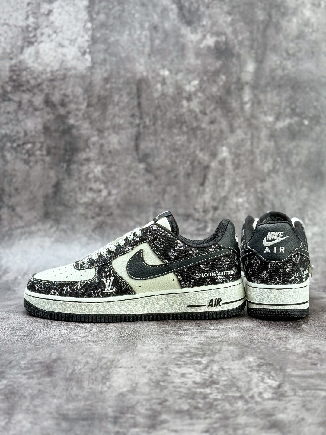 Nike Air Force 1 Low 07 x Louis Vuitton 黑白牛仔满天星 NH0601-579