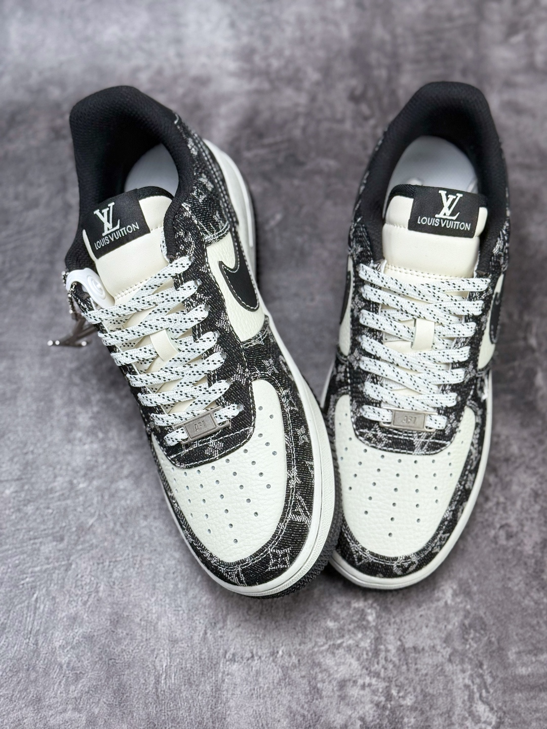 Nike Air Force 1 Low 07 x Louis Vuitton 黑白牛仔满天星 NH0601-579