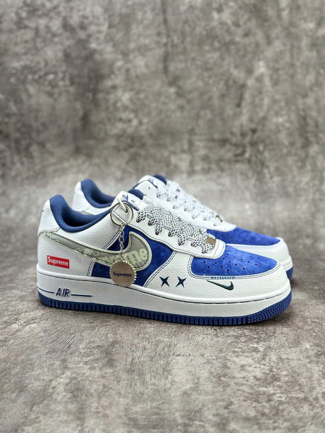 Nike Air Force 1 Low 07 x Supreme 白蓝小勾满天星 XZ6188-187