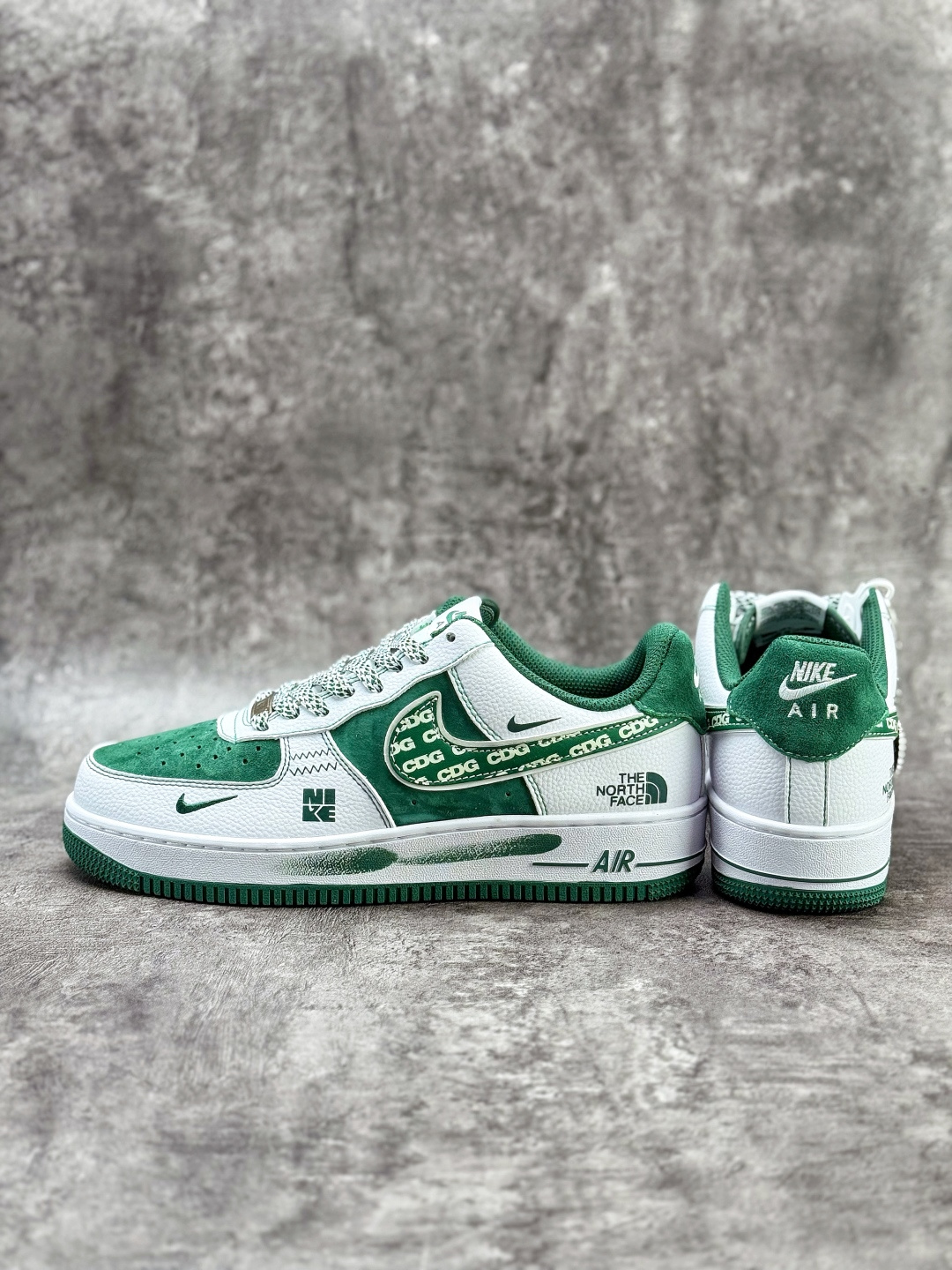 Nike Air Force 1 Low 07 x The North Face 白绿双小勾满天星 SU2305-561