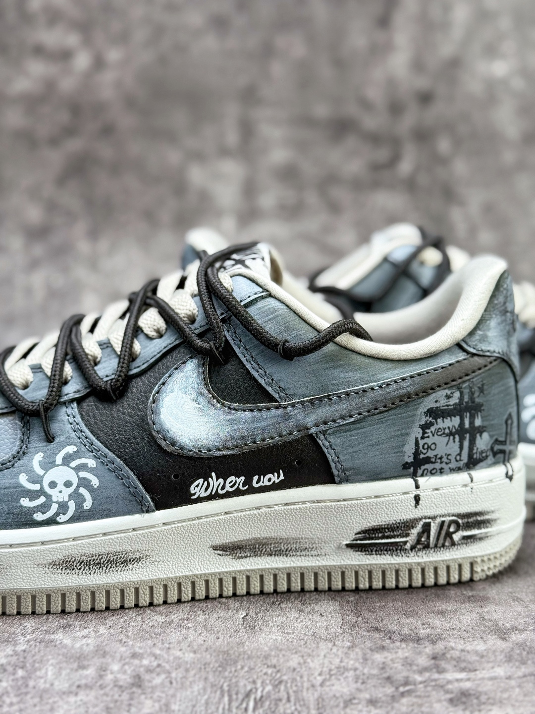 Nike Air Force 1 Low 07 水墨 灰白 CW6871-777