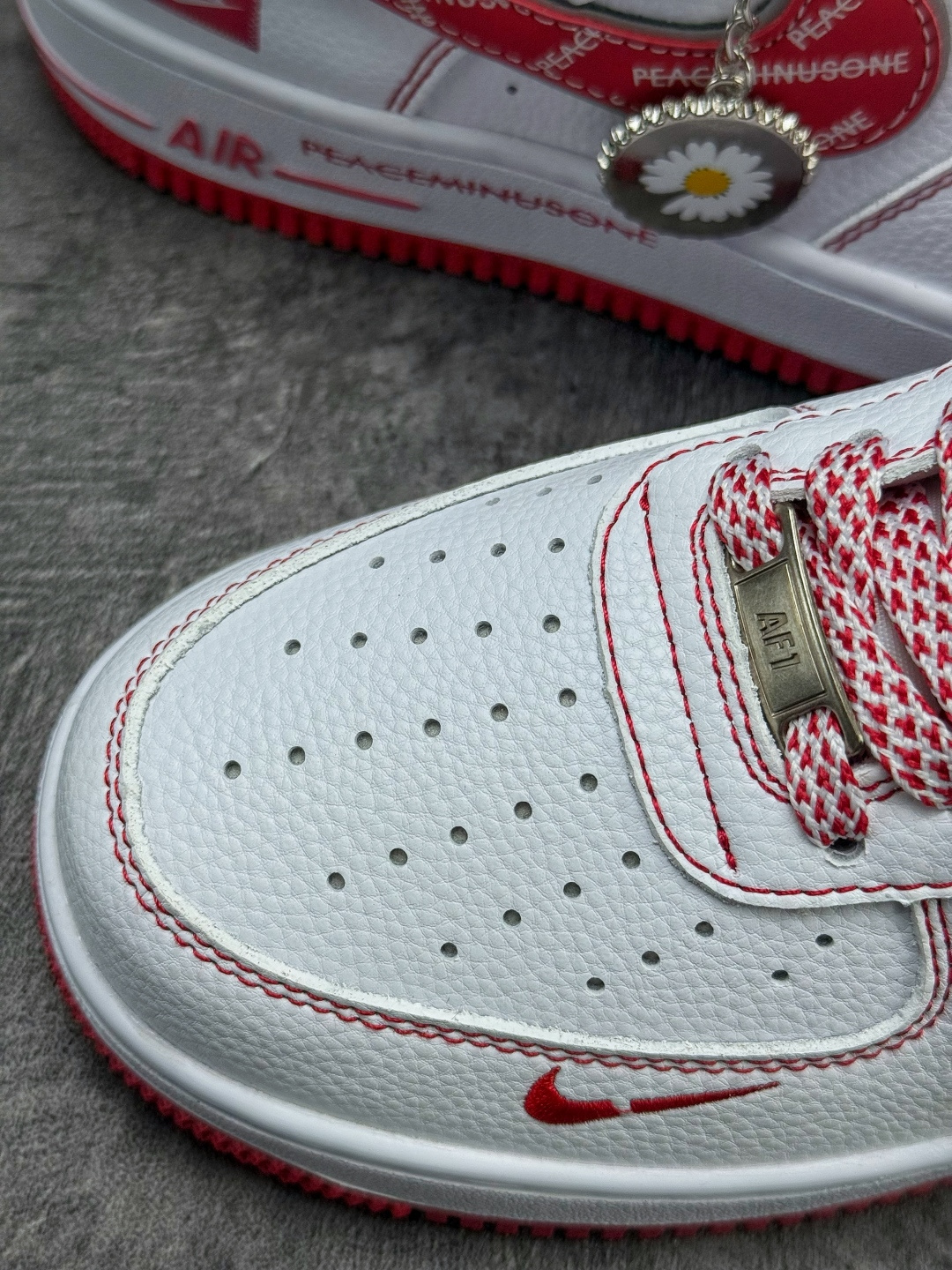 Nike Air Force 1 Low 07 x Peaceminusone 白红小勾满天星 HV5999-008