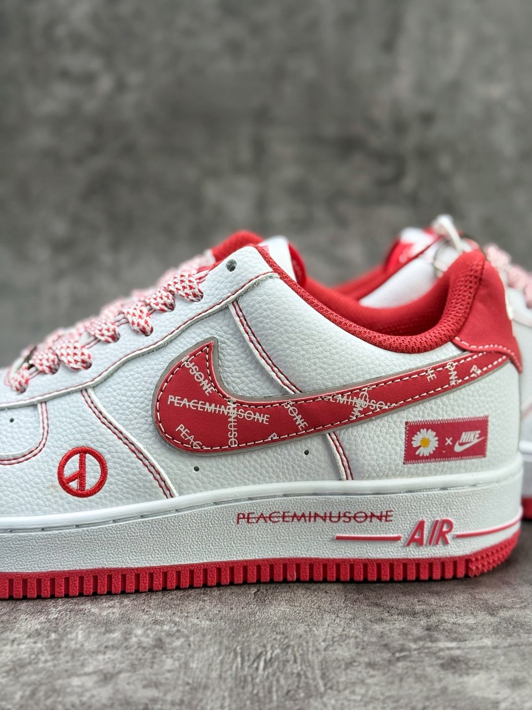 Nike Air Force 1 Low 07 x Peaceminusone 白红小勾满天星 HV5999-008