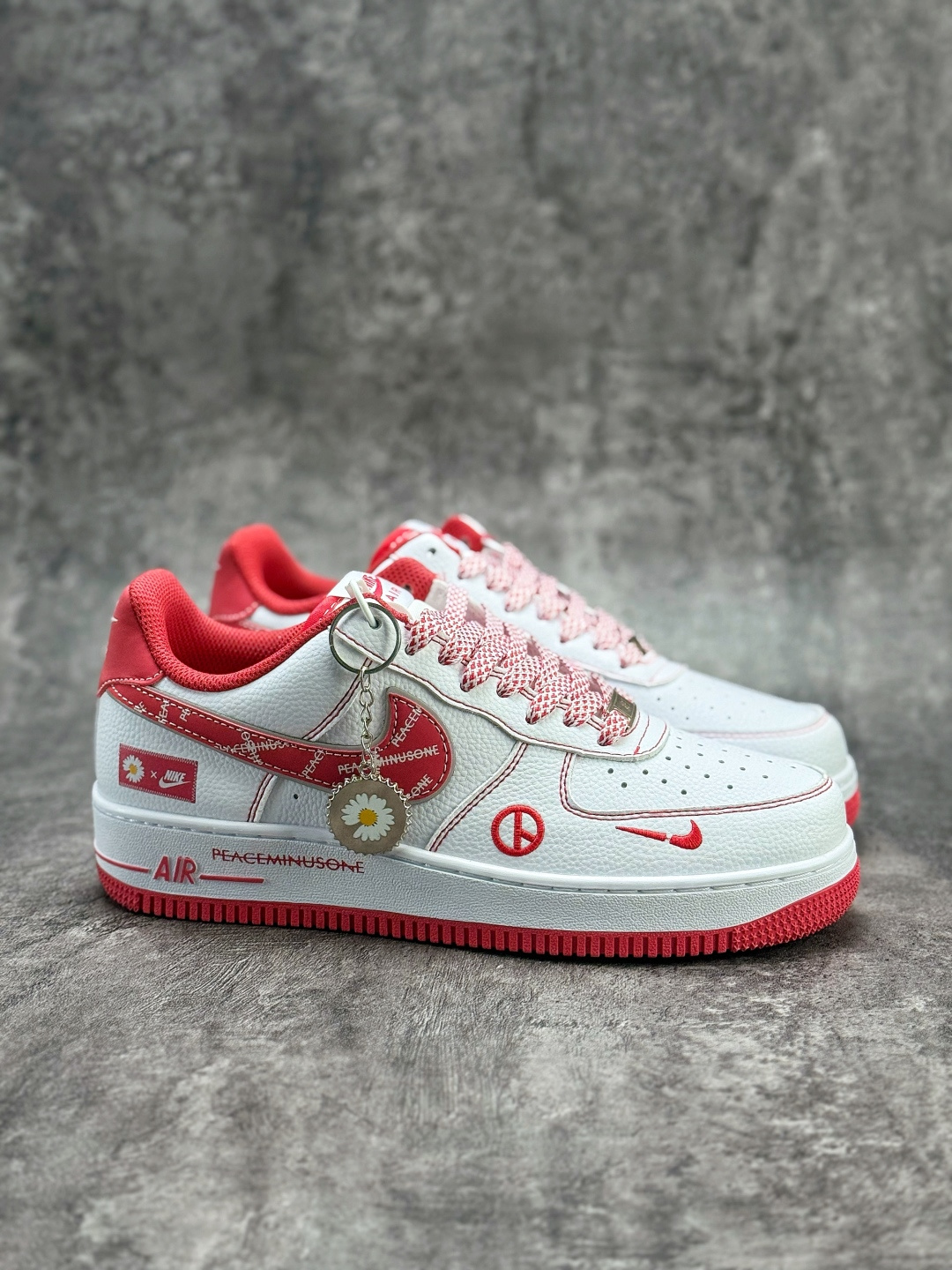 Nike Air Force 1 Low 07 x Peaceminusone 白红小勾满天星 HV5999-008