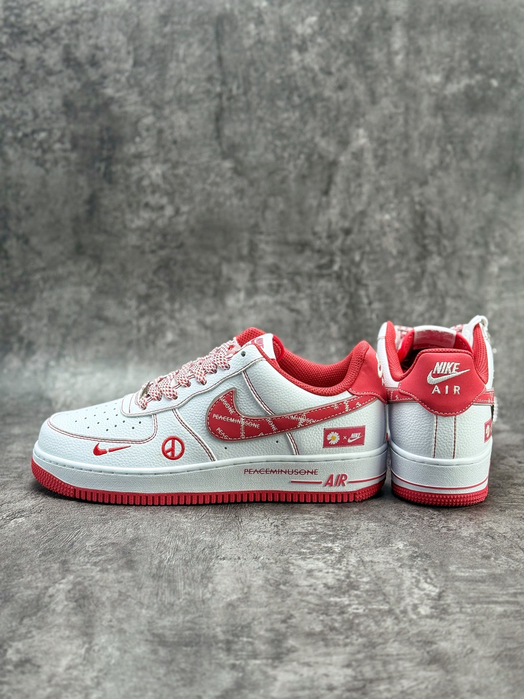 Nike Air Force 1 Low 07 x Peaceminusone 白红小勾满天星 HV5999-008