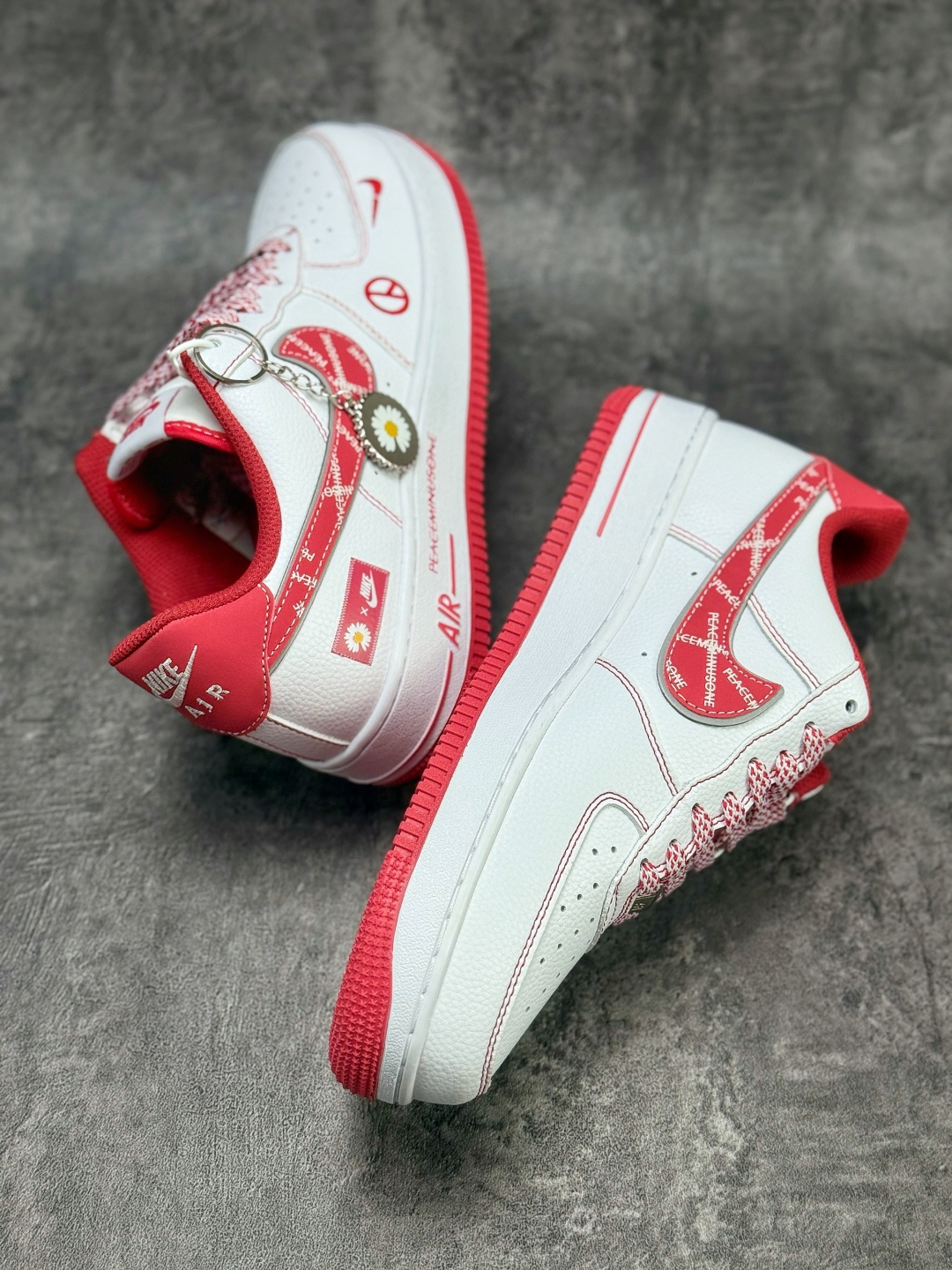 Nike Air Force 1 Low 07 x Peaceminusone 白红小勾满天星 HV5999-008