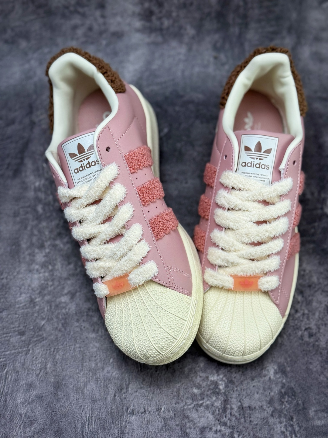 Adidas Originals Superstar 粉棕 JR6986