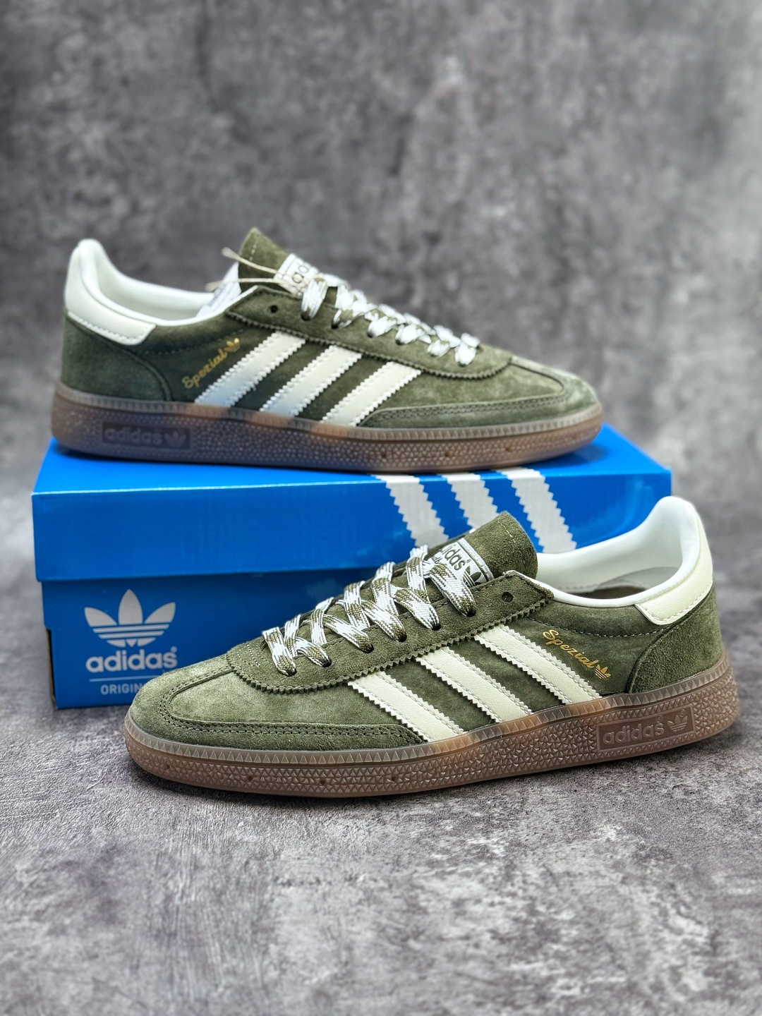adidas originals Samba Handball Spezial 绿白 KI5940