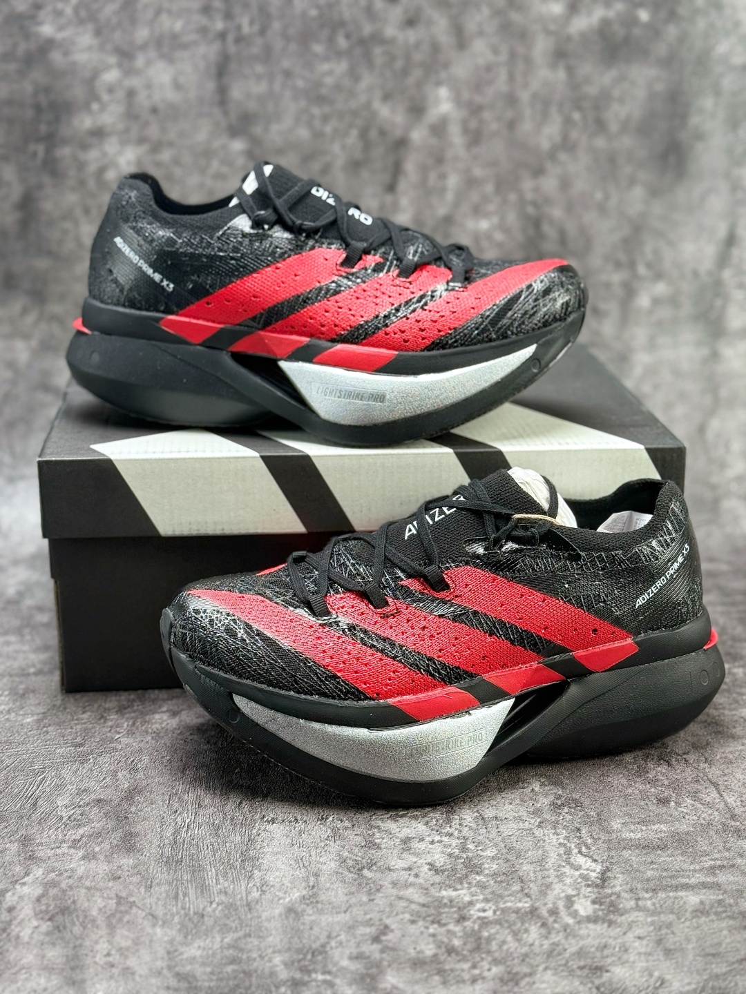 adidas Adizero Prime X 3.0 舒适轻盈耐磨 低帮跑步鞋 男女同款 KJ6946