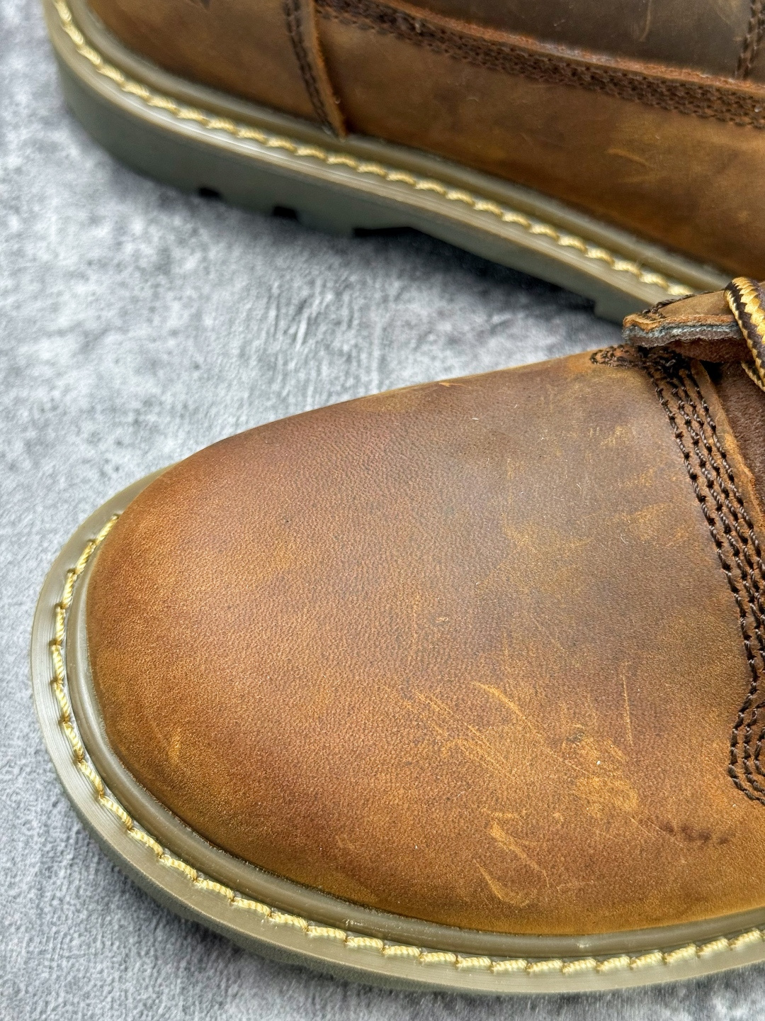 180 CAT 牛皮革 复古时尚休闲 短靴