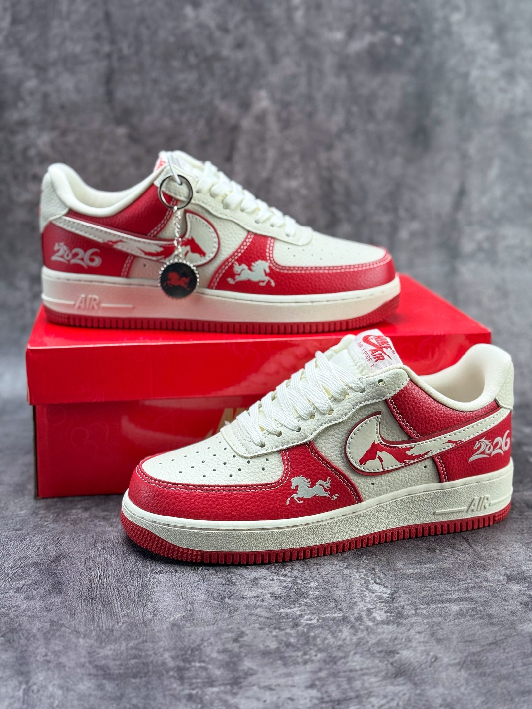 220 Nike Air Force 1 Low 07 马年限定 红白 XL1979-134