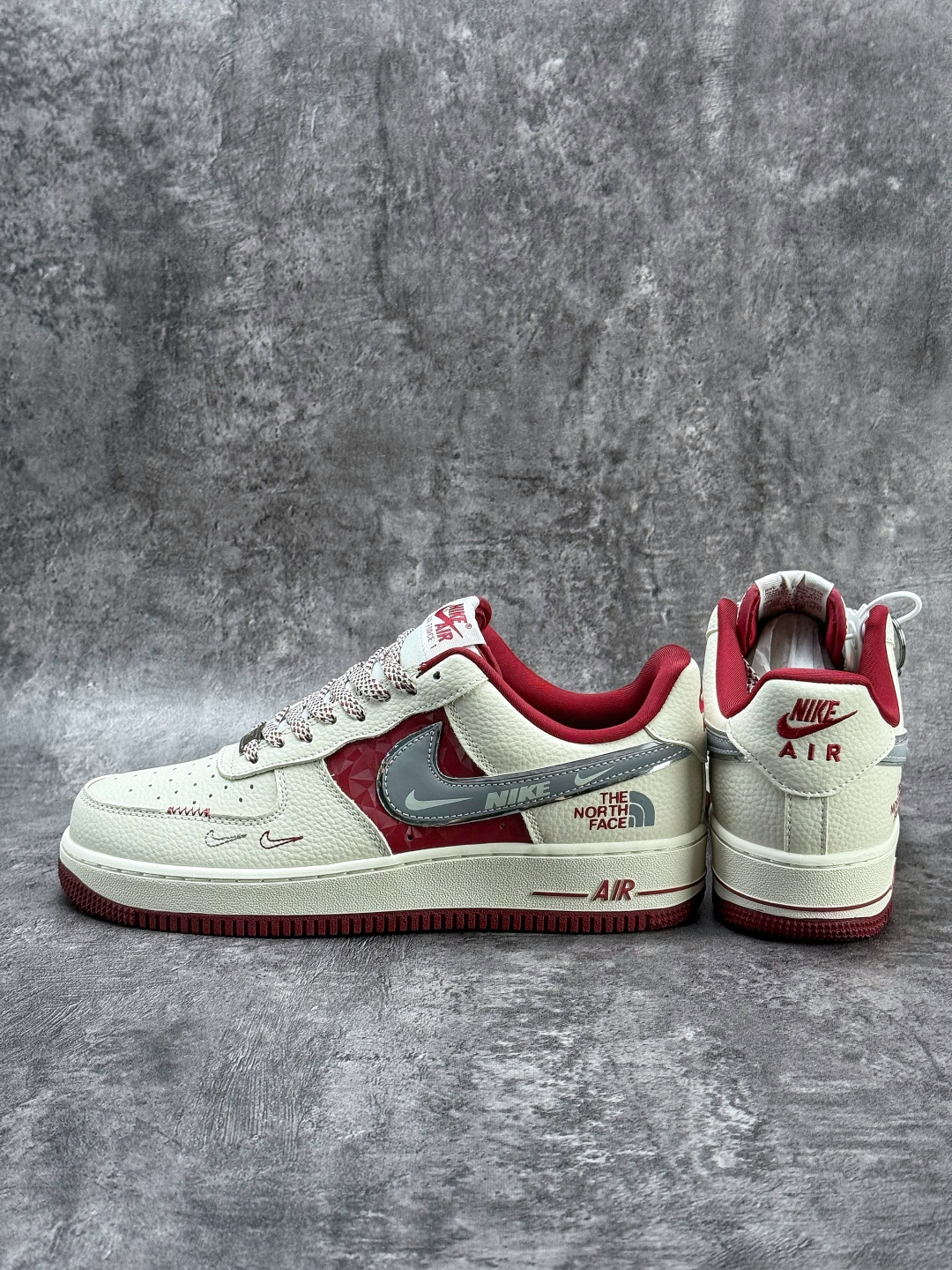 Nike Air Force 1 Low 07 x The North Face 白红双小勾满天星 DF0188-112