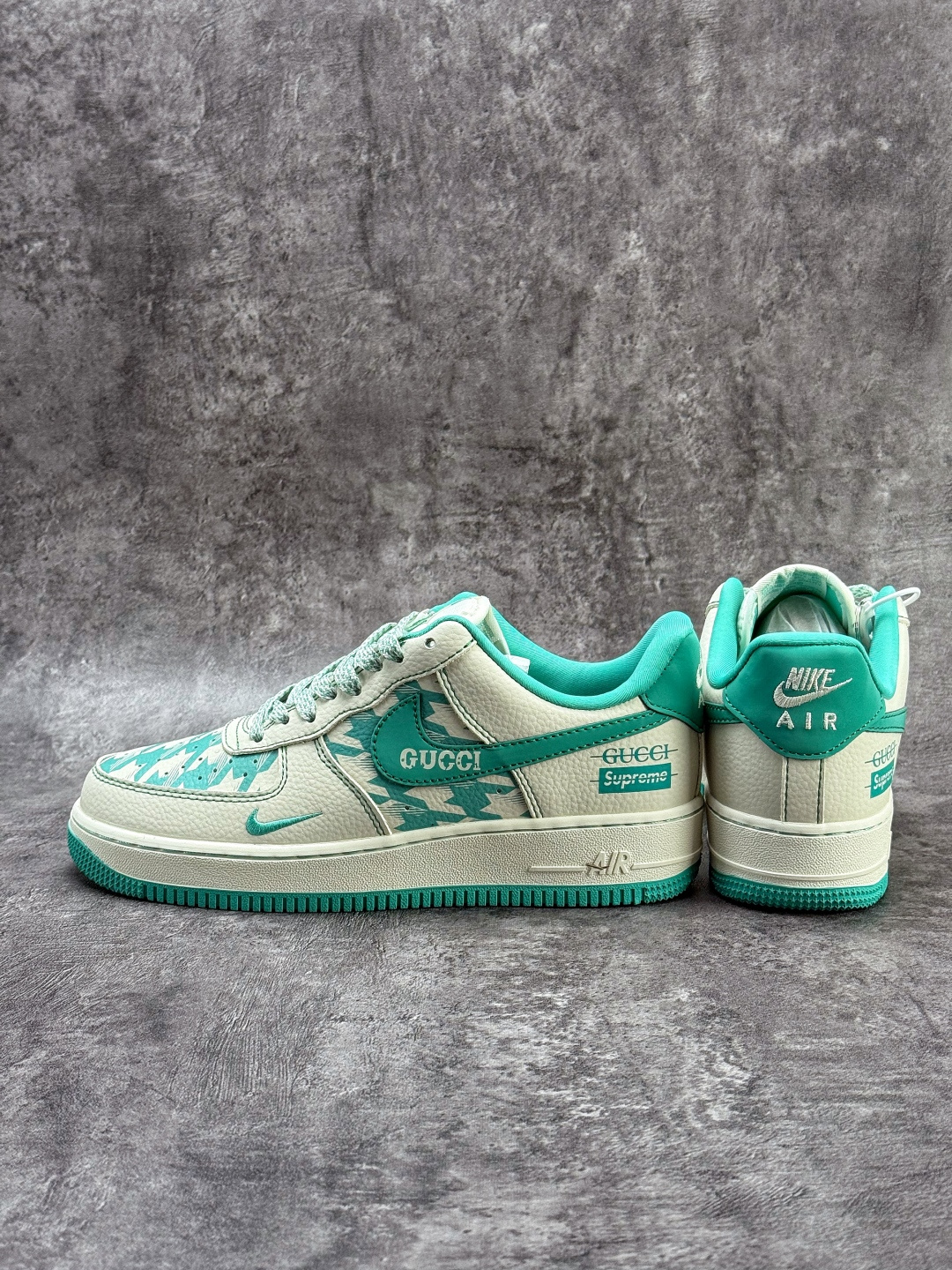 Nike Air Force 1 Low 07 x GUCCI x Superme 白绿小勾满天星 XL1979-124
