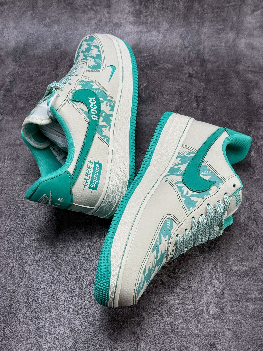 Nike Air Force 1 Low 07 x GUCCI x Superme 白绿小勾满天星 XL1979-124