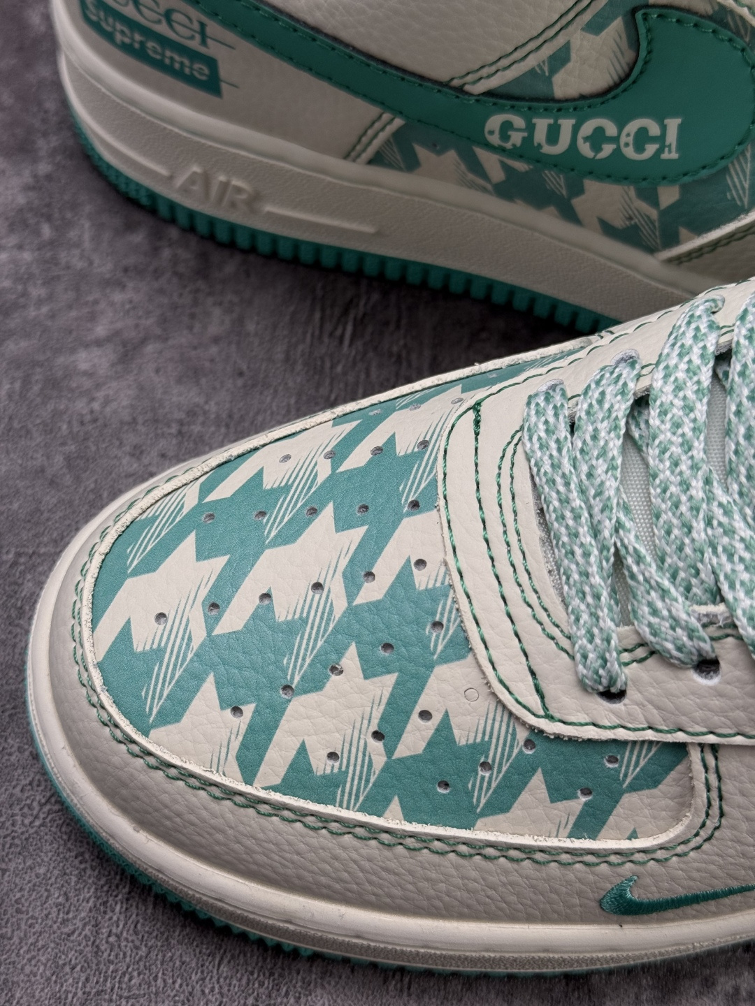 Nike Air Force 1 Low 07 x GUCCI x Superme 白绿小勾满天星 XL1979-124