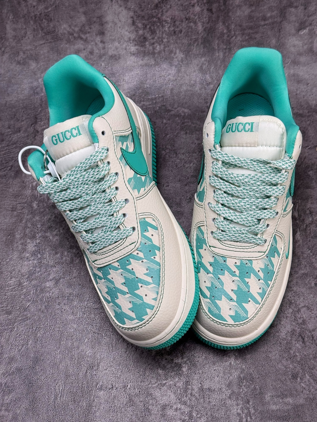 Nike Air Force 1 Low 07 x GUCCI x Superme 白绿小勾满天星 XL1979-124