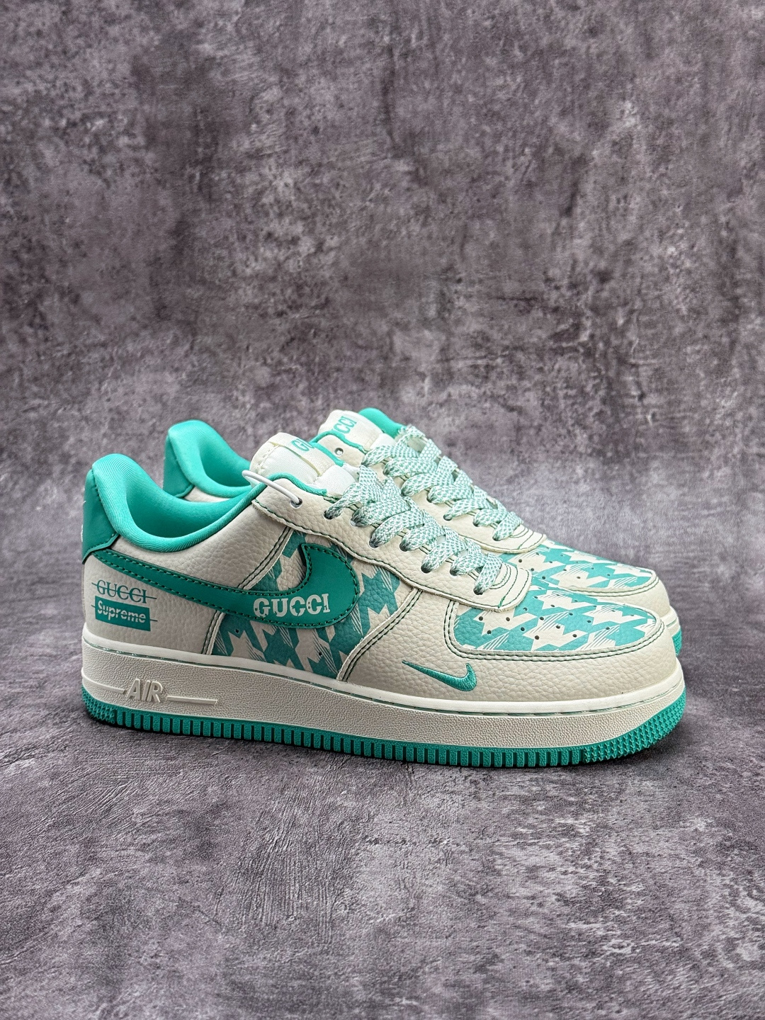 Nike Air Force 1 Low 07 x GUCCI x Superme 白绿小勾满天星 XL1979-124